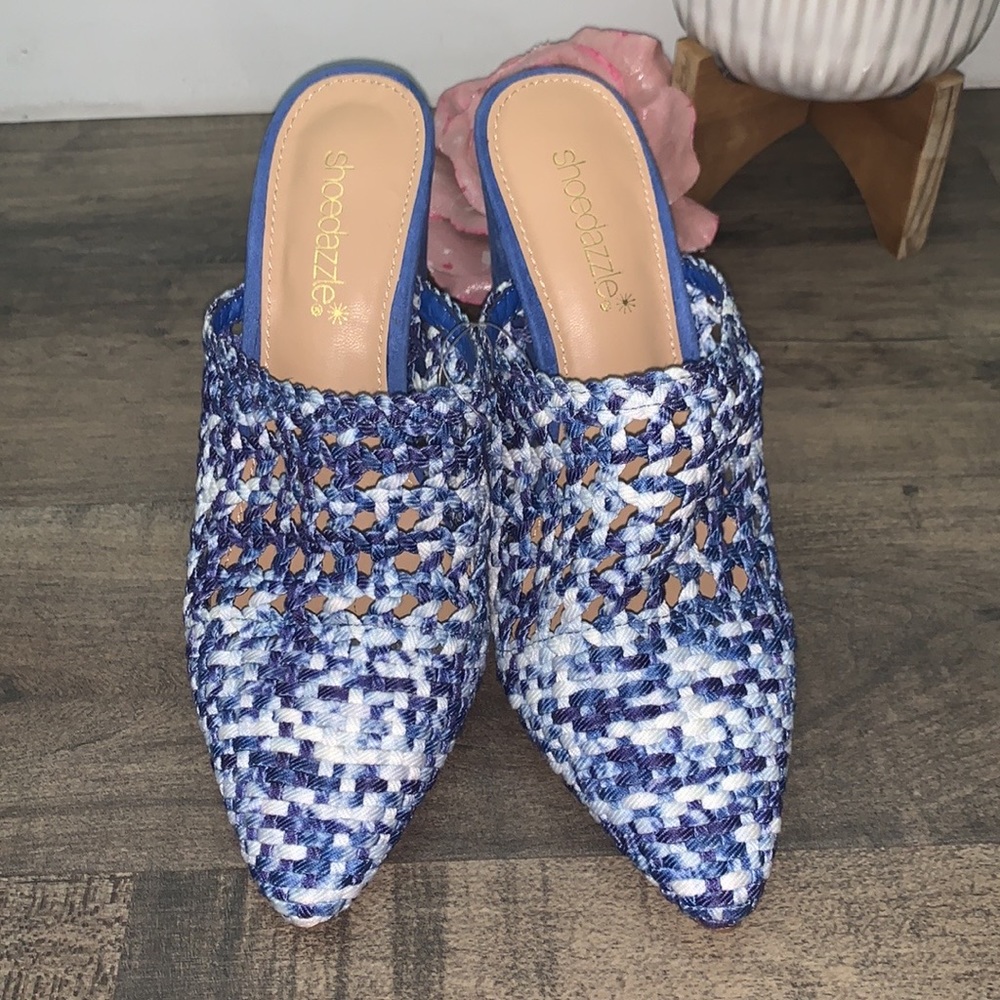 NWOB SHOE DAZZLE KENZIE WOOVEN MULE PUMP - Picture 6 of 8